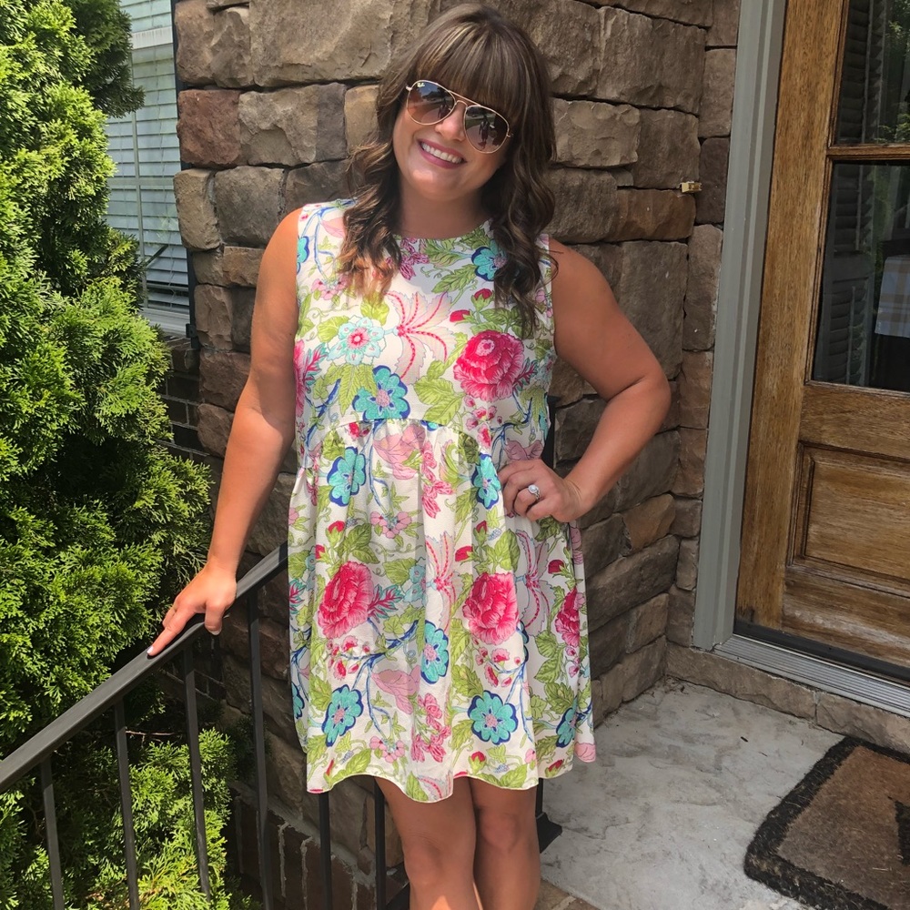 All About The Pink Babydoll Dress